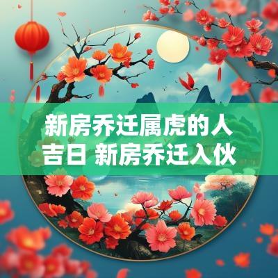 新房乔迁属虎的人吉日 新房乔迁入伙吉日