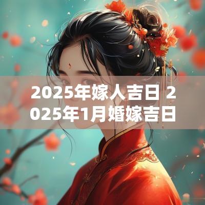 2025年嫁人吉日 2025年1月婚嫁吉日