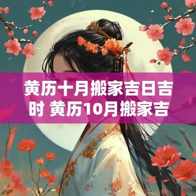 黄历十月搬家吉日吉时 黄历10月搬家吉日查询