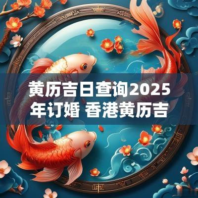 黄历吉日查询2025年订婚 香港黄历吉日查询2025年