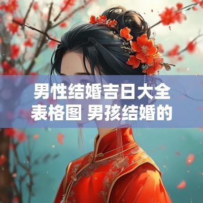 男性结婚吉日大全表格图 男孩结婚的黄道吉日