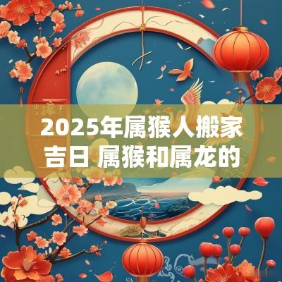 2025年属猴人搬家吉日 属猴和属龙的搬家吉日