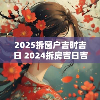 2025拆窗户吉时吉日 2025拆房吉日吉时对照表