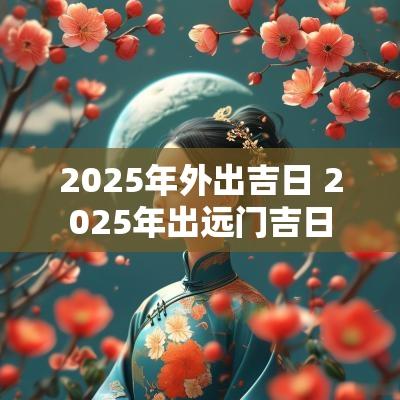 2025年外出吉日 2025年出远门吉日