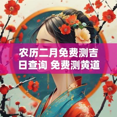 农历二月免费测吉日查询 免费测黄道吉日