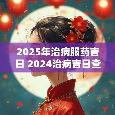 2025年治病服药吉日 2025治病吉日查询