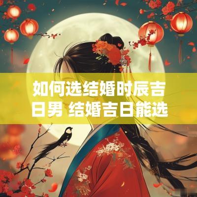如何选结婚时辰吉日男 结婚吉日能选男生生日么