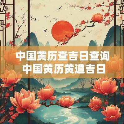 中国黄历查吉日查询 中国黄历黄道吉日查询今天