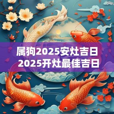 属狗2025安灶吉日 2025开灶最佳吉日几点