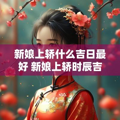 新娘上轿什么吉日最好 新娘上轿时辰吉凶表