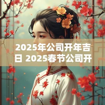 2025年公司开年吉日 2025春节公司开工吉日