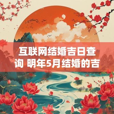 互联网结婚吉日查询 明年5月结婚的吉日