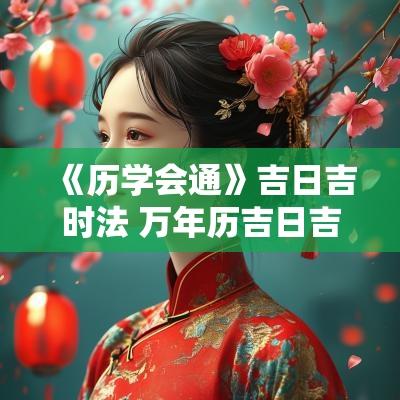 《历学会通》吉日吉时法 万年历吉日吉时查询