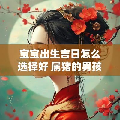 宝宝出生吉日怎么选择好 属猪的男孩出生吉日吉时