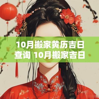 10月搬家黄历吉日查询 10月搬家吉日老黄历查询