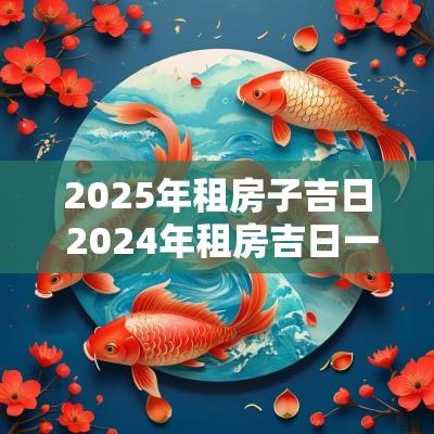 2025年租房子吉日 2025年租房吉日一览表
