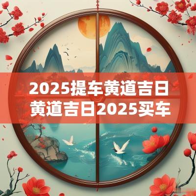 2025提车黄道吉日 黄道吉日2025买车