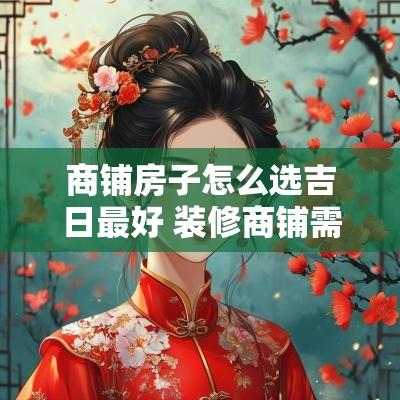 商铺房子怎么选吉日最好 装修商铺需要什么吉日