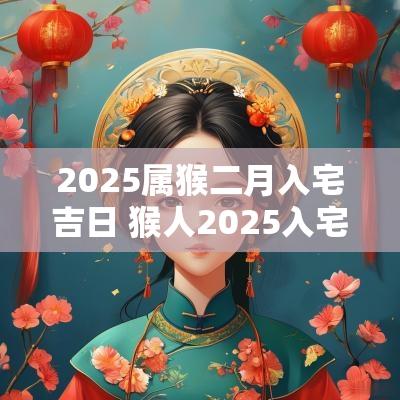 2025属猴二月入宅吉日 猴人2025入宅吉日