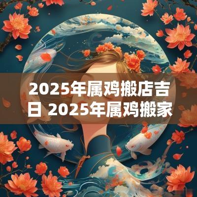 2025年属鸡搬店吉日 2025年属鸡搬家吉日一览表