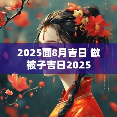 2025面8月吉日 做被子吉日2025