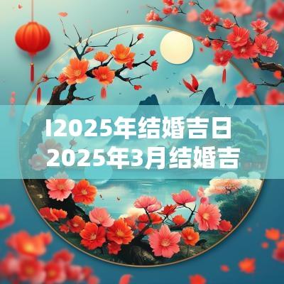 I2025年结婚吉日 2025年3月结婚吉日