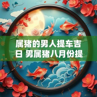 属猪的男人提车吉日 男属猪八月份提车吉日查询