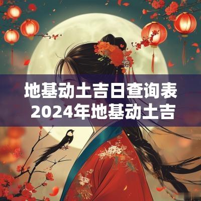 地基动土吉日查询表 2025年地基动土吉日查询