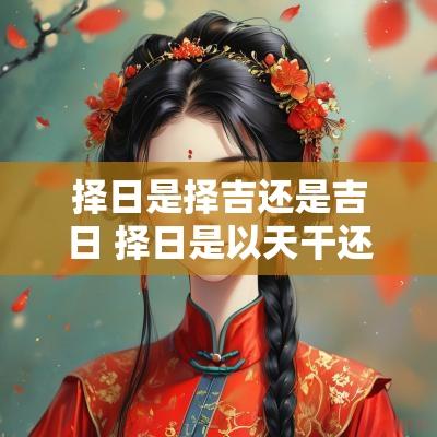 择日是择吉还是吉日 择日是以天干还是以地支为主