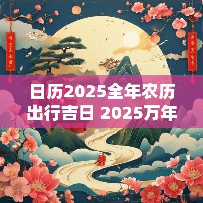 日历2025全年农历出行吉日 2025万年历查询结婚吉日
