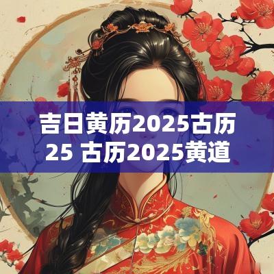 吉日黄历2025古历25 古历2025黄道吉日
