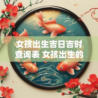 女孩出生吉日吉时查询表 女孩出生的最佳农历日期