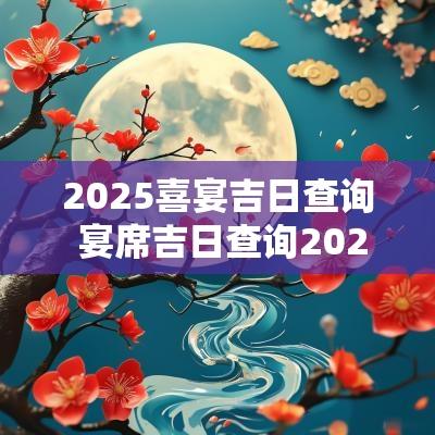 2025喜宴吉日查询 宴席吉日查询2025