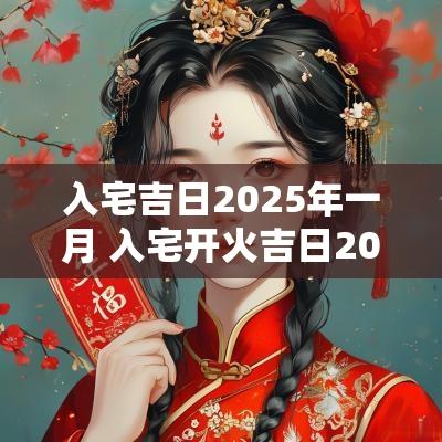 入宅吉日2025年一月 入宅开火吉日2025年