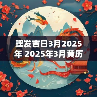 理发吉日3月2025年 2025年3月黄历吉日查询