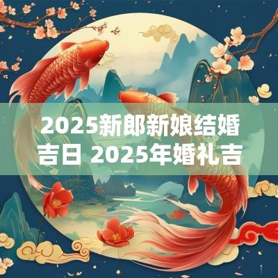 2025新郎新娘结婚吉日 2025年婚礼吉日一览表