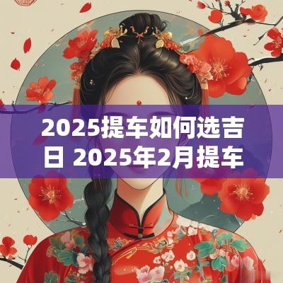 2025提车如何选吉日 2025年2月提车吉日