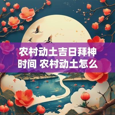 农村动土吉日拜神时间 农村动土怎么选吉日