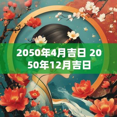 2050年4月吉日 2050年12月吉日