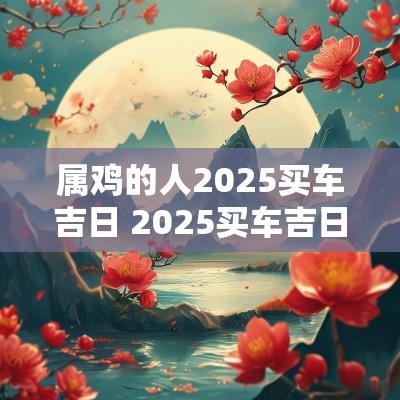 属鸡的人2025买车吉日 2025买车吉日一览表