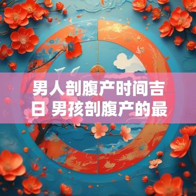 男人剖腹产时间吉日 男孩剖腹产的最佳时间