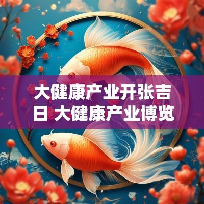 大健康产业开张吉日 大健康产业博览会会期时间