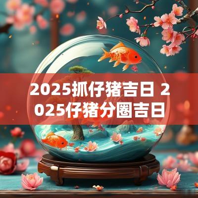 2025抓仔猪吉日 2025仔猪分圈吉日
