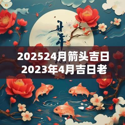 202524月箭头吉日 2025年4月吉日老黄历