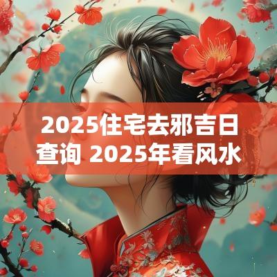 2025住宅去邪吉日查询 2025年看风水吉日查询