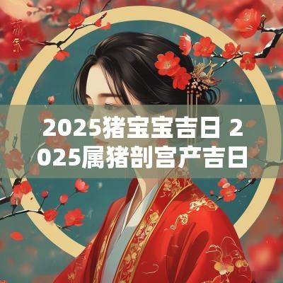 2025猪宝宝吉日 2025属猪剖宫产吉日