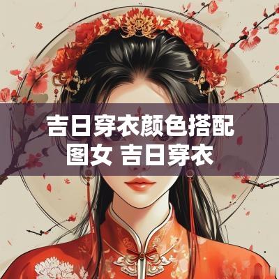 吉日穿衣颜色搭配图女 吉日穿衣