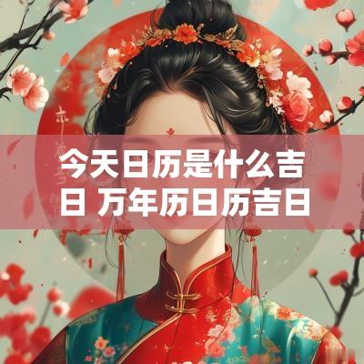 今天日历是什么吉日 万年历日历吉日查询