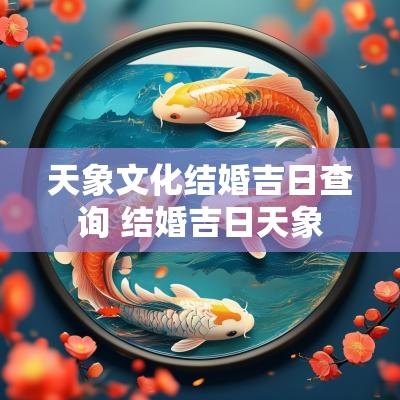天象文化结婚吉日查询 结婚吉日天象