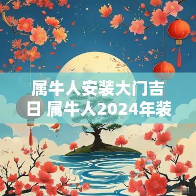 属牛人安装大门吉日 属牛人2025年装修吉日